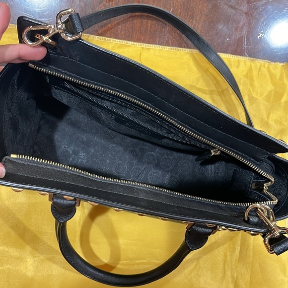 Michael Kors Studded Purse with Handles Leather Top Handle or Crossbody Selma - Picture 7 of 14